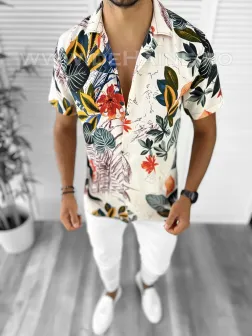 Camasa barbati PREMIUM cu imprimeu B9092 O2-3.2